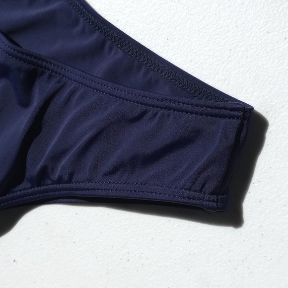 Leaf Print Three-Piece Bikini Set - Picture 8 of 13